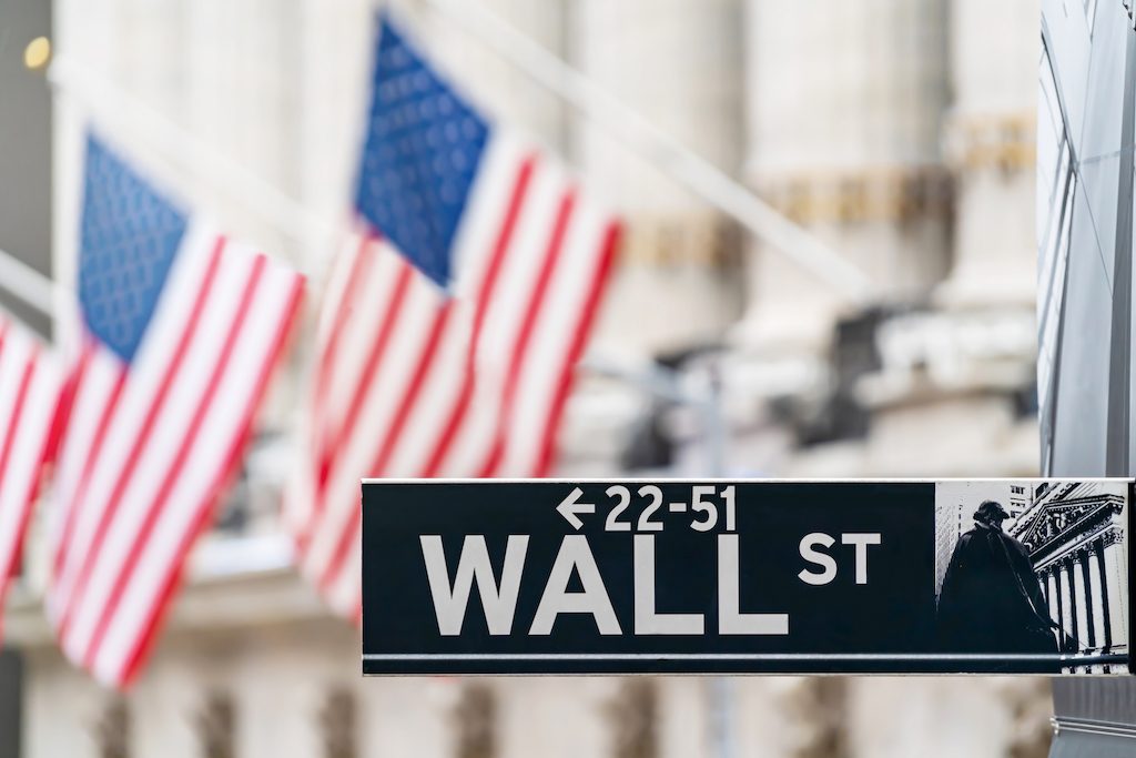 wall street street sign